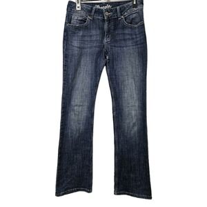 Wrangler Bootcut‎ Jeans Women 3x32 Dark Wash Mid Rise Denim Stretch Western Boho